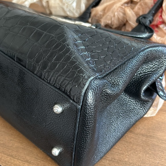 Brighton large black leather purse. Has pockets & compartments. Used but good. - Picture 11 of 14